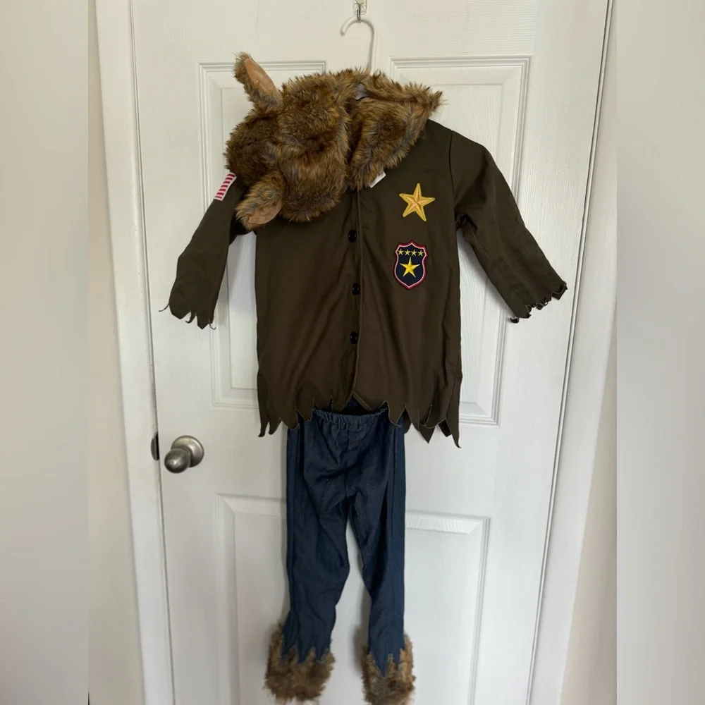 Pottery Barn Kids Werewolf Halloween costume - size 5/6 - Picture 3 of 7